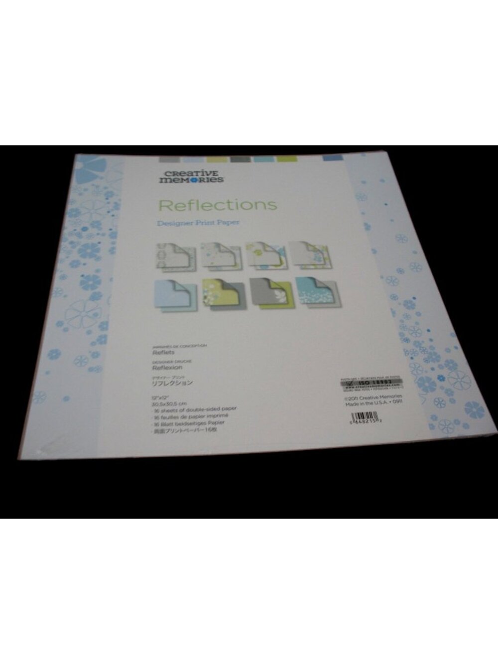 Creative Memories Designer Prints Reflections 12 x 12 Scrapbooking  NEW